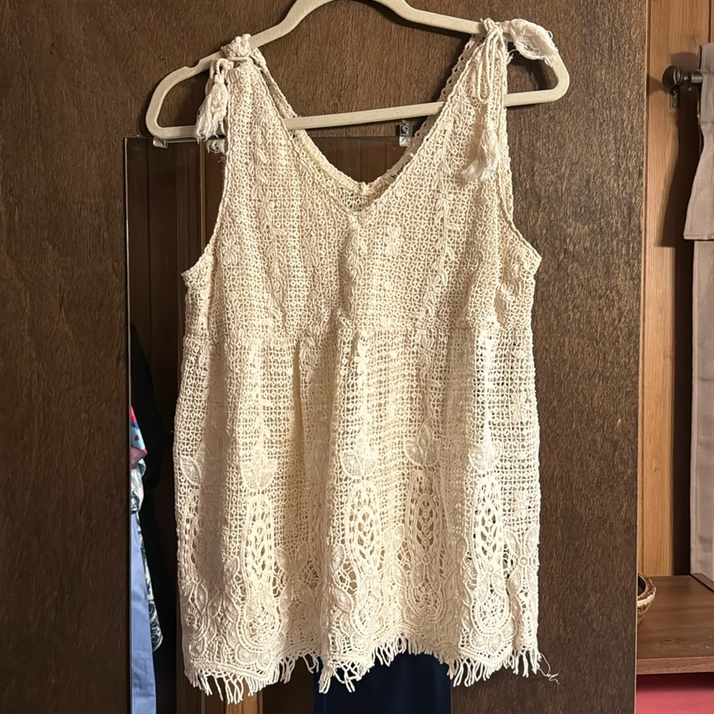 B. Original crochet tank